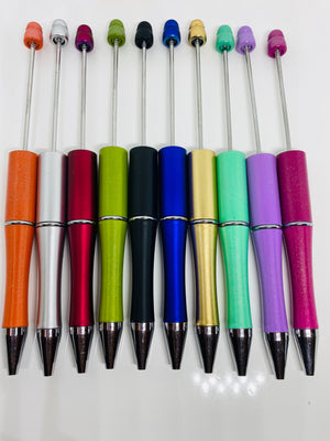 Open image in slideshow, Plastic Beadable Pens
